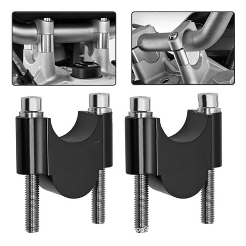 Rehausseurs Guidon Universel Rigide en Alliage pour Fixation Moto 22 et 28 mm