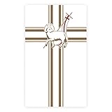 All Seasons Series Satin Polyester Church Banner for Good Friday/Lent/Easter - Lamb of God