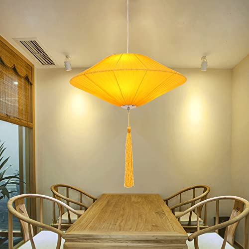 Lámpara de estilo chino con cable ajustable para iluminar comedores y salas 3