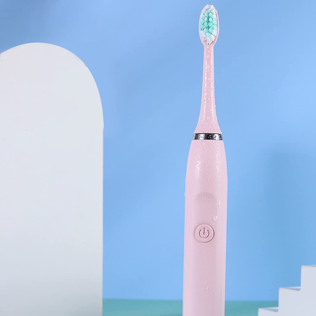 Electric Toothbrush AA Battery Powered Toothbrush With 5 Care Modes With 3 Brushes Replacement Heads Set