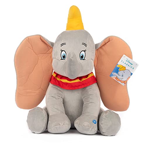 Famosa Softies - Peluche Dumbo de la pelicula Disney, de tamaño medio y textura suave y blandita,...