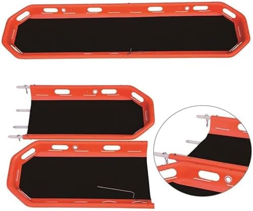 Portable Foldable Rescue Stretcher with Stainless Steel Basket & Lifting Bridle - Emergency Medical Equipment for Helicopter Rescue & Outdoor Use