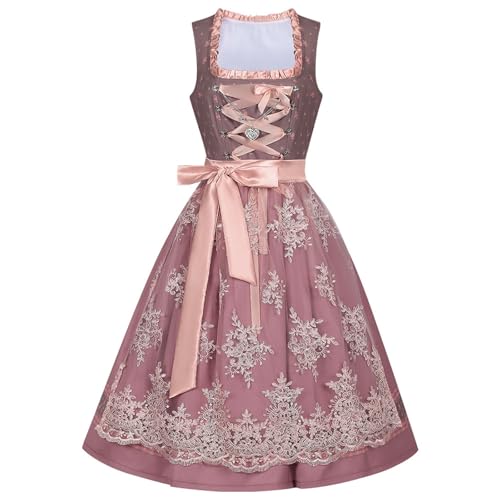 Robe traditionnelle bavaroise haut de gamme avec ensemble complet Dirndl