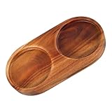 Bandeja de molinillo de sal y pimienta, soporte de molinillo de sal y pimienta de madera, bandeja de madera, accesorios de molinillo de sal y pimienta para molinillos de menos de 2,4 pulgadas de