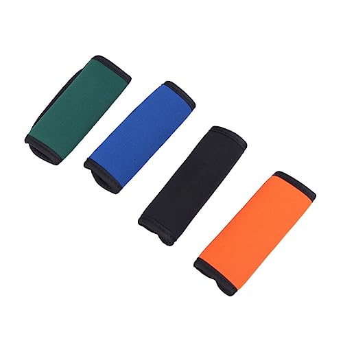 WOFASHPURET 4 Piezas Manija Carro de Equipaje Mangos de Neopreno Maletas Accesorios de Viaje Luggage y Trolley Color Aleatorio