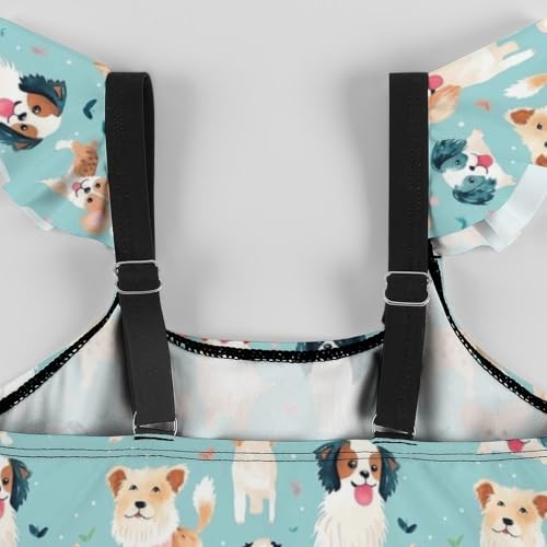 Image of Girls One Piece Swimsuit Swimwear Bathing Suits 3-12 Years