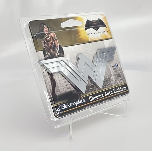 Image of Elektroplate Officially Licensed DC Comics Wonder Woman OEM Emblem for Cars, Trucks, and All Auto | Universal Fit at 4.25 inch x 2.0 inch | Weatherproof