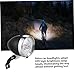 Jorzer Front Bike Light with Bracket, Waterproof 3 LED Vintage Bike Headlight, Battery Powered Plated Lights for Night Riding with Button Switch.