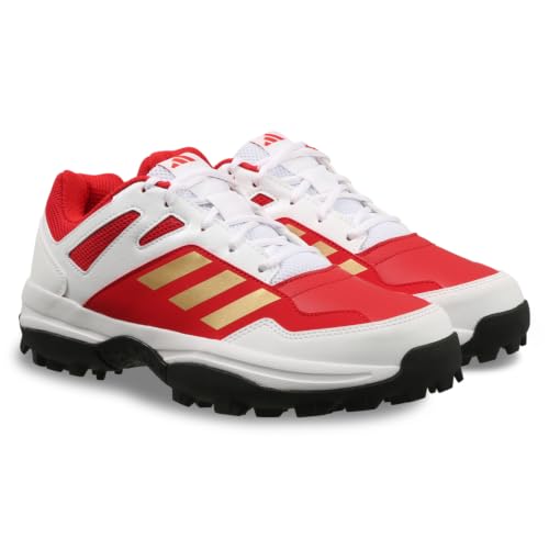 Image of adidas Unisex-Adult CRI Rise 2.0 Cricket Shoes