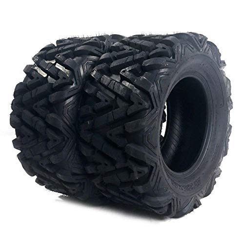Image of TUFFIOM 22x7-12 ATV Tires Set of 2 for All Terrains, Mud Sand Off-road ATV UTV Tire for Trail Vehicles, 6 PR, Deep Tread, Tubeless