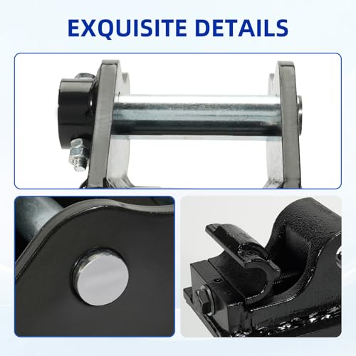 Kozlira Mini Excavator Attachment Quick Hitch Coupler Compatible with Typhon Mini Excavators Machine Machinery Equipment Quick Connect Connector, Fit for Most Heavy Equipment Not Exceeding 3 Tons by Kozlira - Image 2