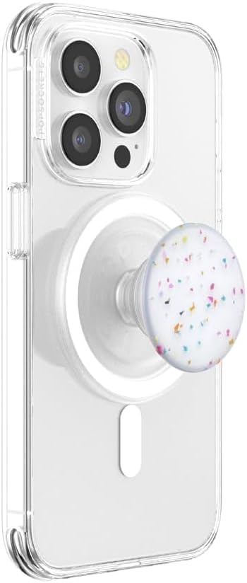 PopSockets Phone Grip for MagSafe, Magnetic Holder, Phone Stand, White - Coco Circus