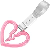 Vista 37 de Q1-TECH, JDM Tsurikawa - Anillo japonés para metro, tren, autobús, mango de coche, correa de mano con mango de corazón roto y correa de mano