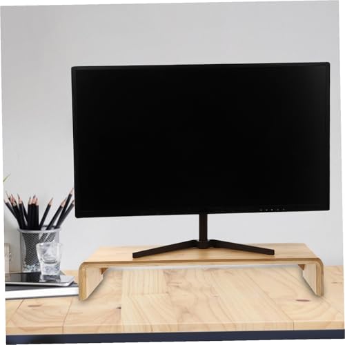 Support écran PC en bois pour un bureau scandinave et ordonné - 7