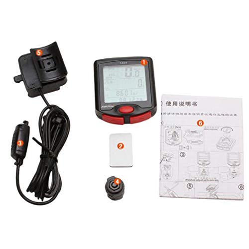 CLISPEED Velocímetro da Bicicleta Odá´metro Ciclo Impermeável Bicicleta Computador