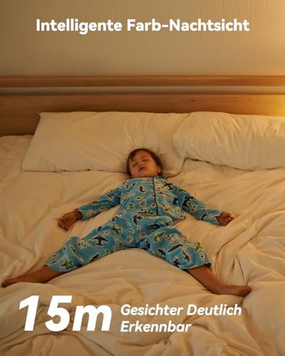 Imou Überwachungskamera Innen mit 2K Dual-Objektiv, 2.4GHz/5GHz WLAN, Personen-/Haustiererkennung, Farbnachtsicht, 360° PTZ Kamera Überwachung Innen, Auto Tracking, 2-Wege-Audio, Sirene,Privater Modus
