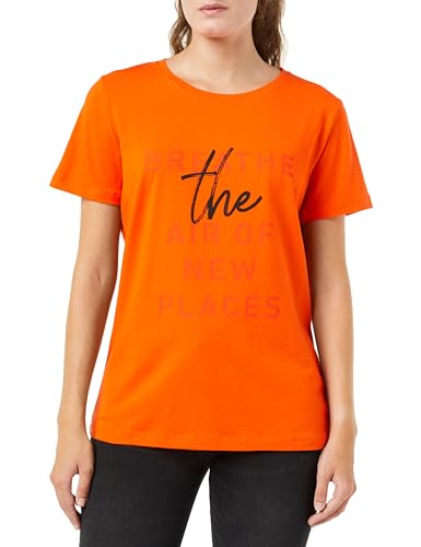 T-shirt Cross 56030 orange femme L : finis les hauts de sport inconfortables qui collent à la peau