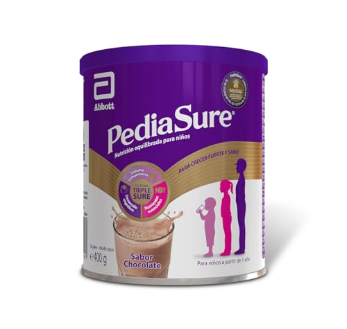 PediaSure – Sabor Chocolate – Complemento Alimenticio para Niños con Proteínas, Vitaminas y Minerales – 400 gr