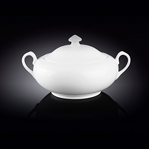 Wilmax 992491 2800ml Tureen44; White - Pack of 4