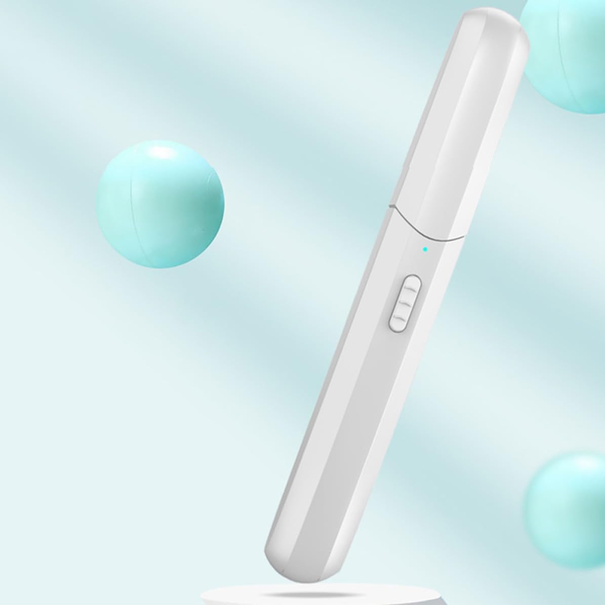 USB Electric Eyebrow Trimmer for Women and Men, White Abs Beauty Care