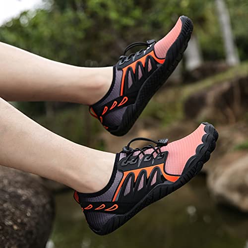 Beach Surf Water Shoes for Women,Summer Casual Aqua Pool Swim Shoes for Men,Quick-Dry Soft Lightweight Barefoot Shoes,Unisex,with Draining Hole,for Diving Kayaking Yoga4