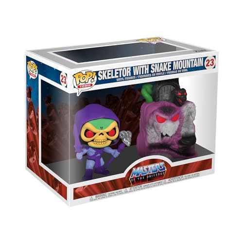 Funko Pop! Town: Masters of The Universe - Snake Mountain with Skeletor - Masters del Universo - Figura de Vinilo Coleccionable - Idea de Regalo- Mercancia Oficial - Juguetes para Niños y Adultos