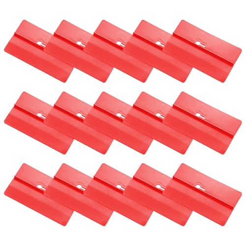 Drywall Fitting Tool Supports the Board in Place While Installing Drywall Holder, Gypsum Plate Panel High Efficient Installing Gypsum Plate, Stable Plaster Board Fixing Tool (15 Pcs Red)