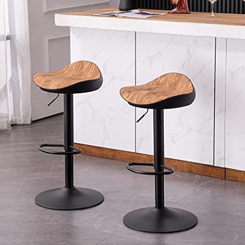 YOUTASTE Barhocker 2er Set, Bar Hocker Höhenverstellbar und Drehbar, Küche und Theke Hocker Cover