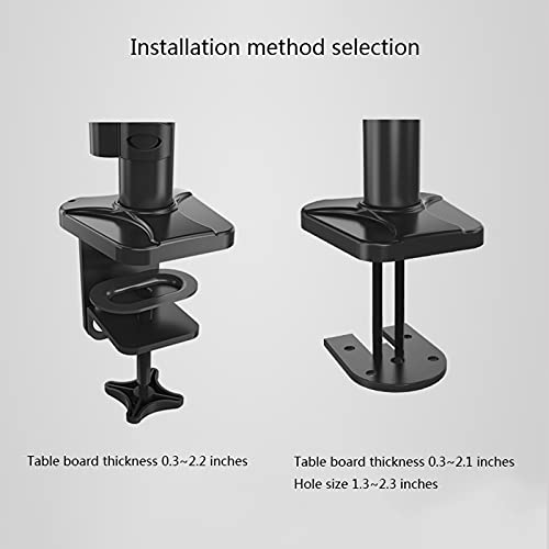 Bras de moniteur contre le mal de dos support écran réglable hauteur noir