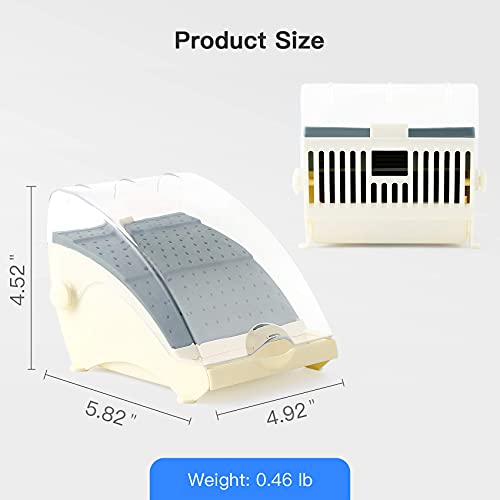 142 Holes Dental Burs Holder With Cover Case, Bur Block Station Organizer Box Dentist Retainer Case For Needle, Bur, File #TOP5