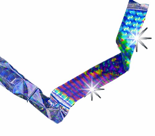 Bird-X Irri-Tape, Holographic Bird Scare Tape, Iridescent Foil Reflective Tape for Multi-Sensory Attack, Easy to Install, 2" W x 25' L - Thumbnail 2
