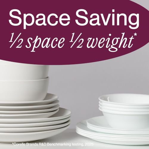 Image of Corelle Butterfly Gold 18-Piece Round Dinnerware Set, Service for 6