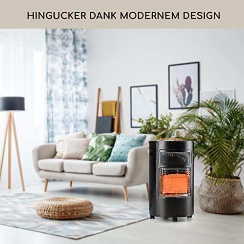 Bild 6 - Blumfeldt Terrassenheizer, Outdoor-Gasheizstrahler, Gasheizofen für Terrasse, Strahlend, Schwarz