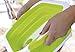 Folding Cutting Board With Basket | Collapsible Dish Tub with Draining Plug | Colander Fruits Vegetables Wash and Drain Sink Storage Basket