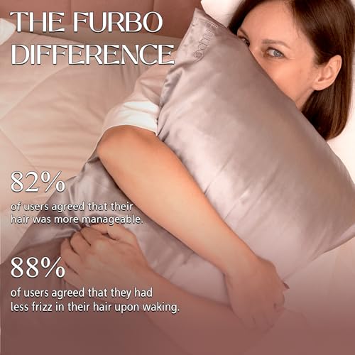 Image of Mulberry Silk Pillowcase - Standard 20x26 Inch - 22 Momme Highest Grade Silk - Cooling for Hair & Skin - Breathable Anti-Frizz with Hidden Zipper - Soft Luxury Pillow Cover - Urban Gray