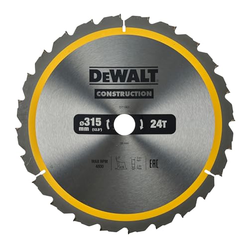 Lame de scie circulaire DeWalt DT1961-QZ pour chantier 315x30mm 24 dents
