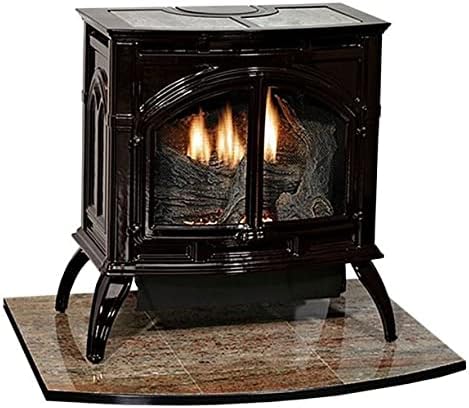 Empire VFD30CC30MN Heritage Cast Iron Porcelain Mahogany VF Stove - NG