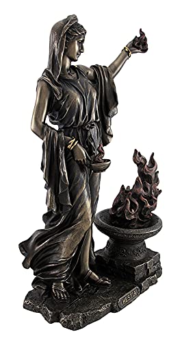 Veronese Design Greek Goddess Hestia Bronzed Statue Roman Vesta #TOP1