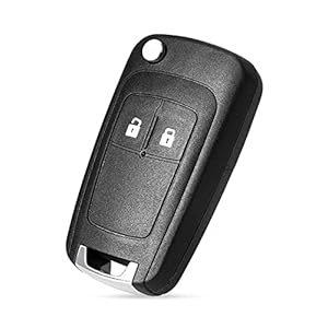 Heart Horse 2 Buttons Remote Control Car Key Case Replacement Fob Compatible with Vauxhall Opel Astra Insignia Vectra Zafira Meriva Mokka Key Shell (with Blade)