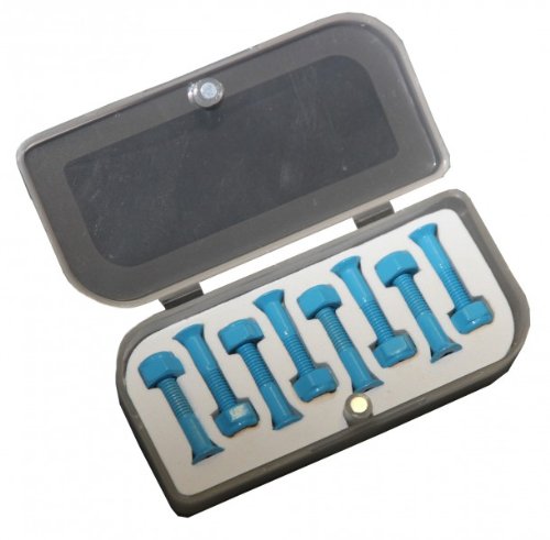 Skateboard Screw Hecagon 1.0' Inches Cyan