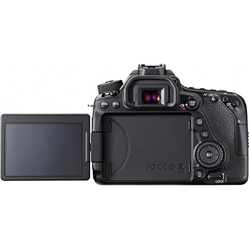 Canon Eos 80D Dslr Camera (Body Only) (1263C004) + 64Gb Card + Case + Corel Photo Software + Lpe6 Battery + Card Reader + Flex Tripod + Hdmi Cable + Hand Strap + More (Renewed) #TOP3
