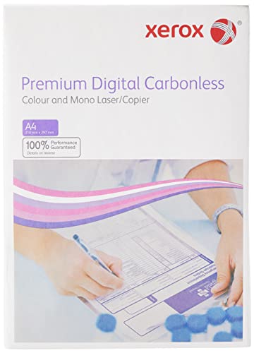 Xerox NCR 003R99105 - Papel autocopiativo para impresoras láser y fotocopiadoras (500 hojas, 2 capas, libre de carbono), color blanco y amarillo