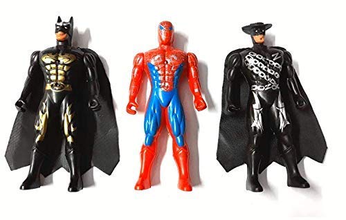 Ayra Crafts Avengers Toy Set Super Hero Team with Led Light on Chest - Spider Man, Batman and Mask Man Action Figure - Size 4.5 Inch (Multi Color) Pack of 3 (B08WR9Y57P) Amazon Price History, Amazon Price Tracker