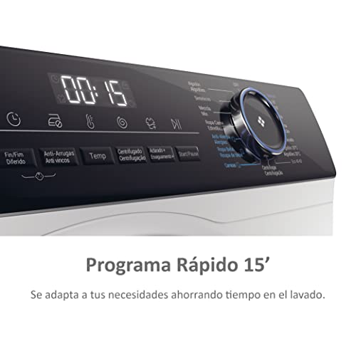 Haier I-Pro Series 3 HW80-B14939-IB- Lavadora Carga Frontal 8KG, Función Vapor, Motor Direct Motion, Tratamiento Antibacterias, 1400 RPM, Fin Diferido, Detector automático de KG, 15 programas, Blanco - imagen 5