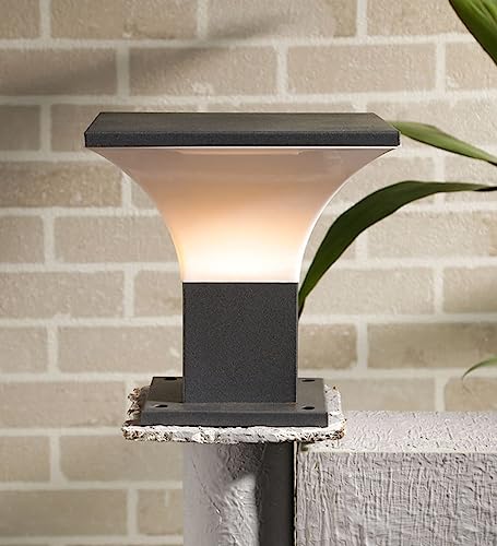 Image of WHITERAY Metal and PVC Main Gate Light Waterproof Garden Pillar Lamp Weatherproof Exterior Lighting Fixture Outdoor Lamp for Entrance, and Home Decor (Without Bulb)