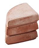 Kübelfüße / Unterlegscheiben für Blumentöpfe Pflanzgefäße anstatt Teller Frostfest Untersetzer Füße Dreieck Terrakotta dreieckig L: 7,7 cm B: 7,7 cm H: 2 cm (3, Terracotta)