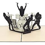 papercrush® Pop-Up Karte Rock & Roll Konzert - Besondere 3D Geburtstagskarte für Männer (Freund oder Mann) - Geschenkkarte zum Geburtstag für Ihn, Gutschein für Festival oder Konzertkarten