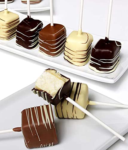 From You Flowers - Chocolate Covered Cheesecake Pops - 10 Pieces for Birthday, Anniversary, Get Well or Celebration