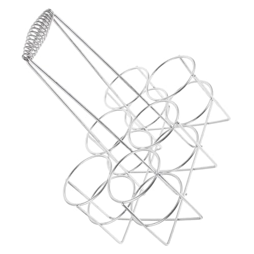 Amosfun 2pcs Metal Can Organizer Slot Beer Can Rack Easy to Carry for Hotel Club Home Bar