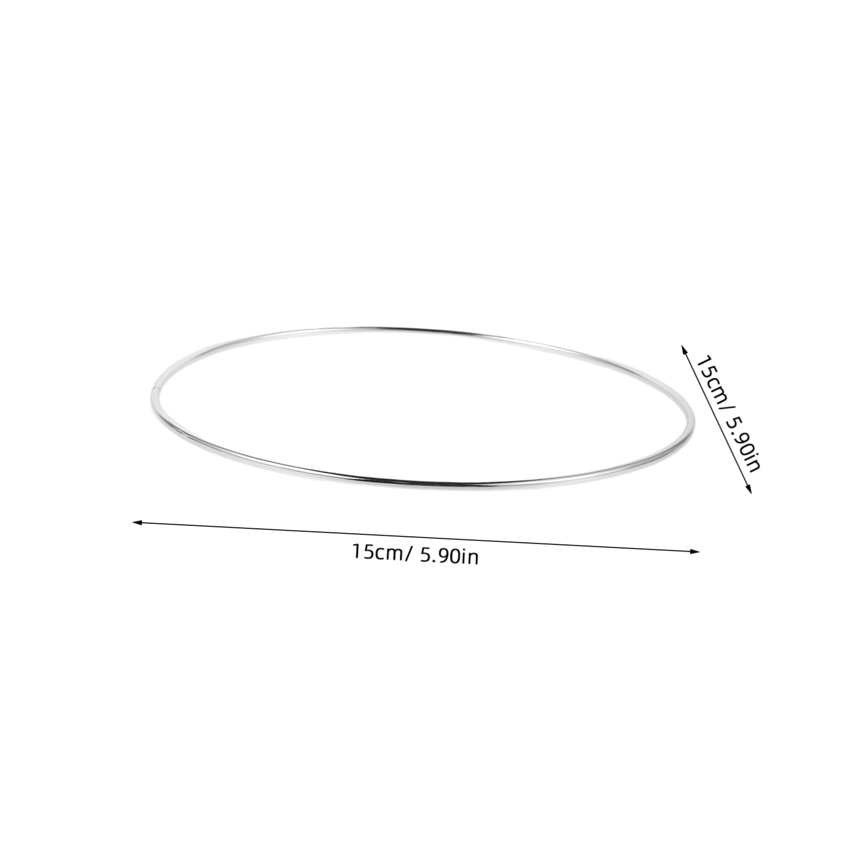 10pcs Metal Floral Hoops Dream Catcher Rings for DIY Crafts Wreaths and Party Decorations Metal Build for Creative Projects and Home Decor